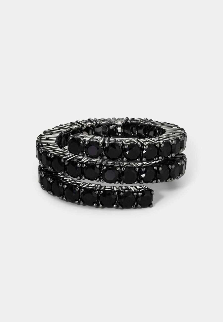 PERFECT TENNIS MATCHPOINT BLACK FLEX WRAP RING