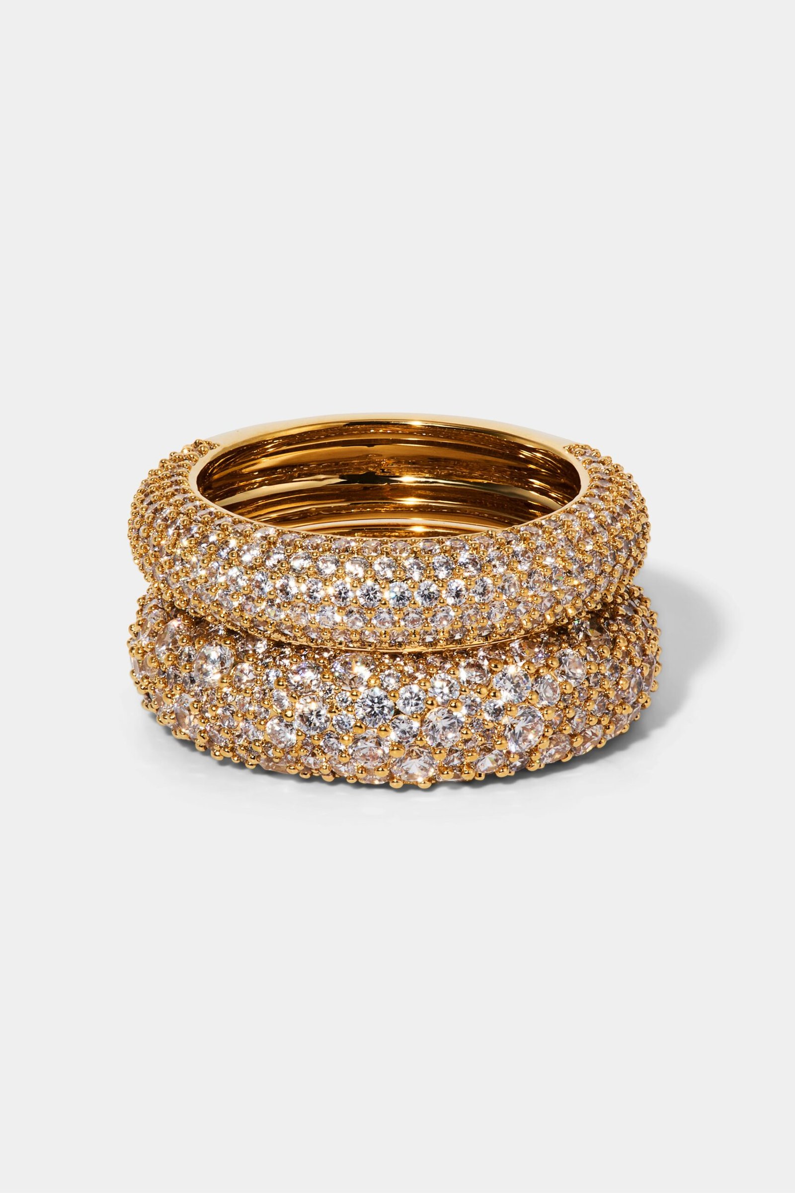 CRUSHED SET OF 2 RINGS - Image 4