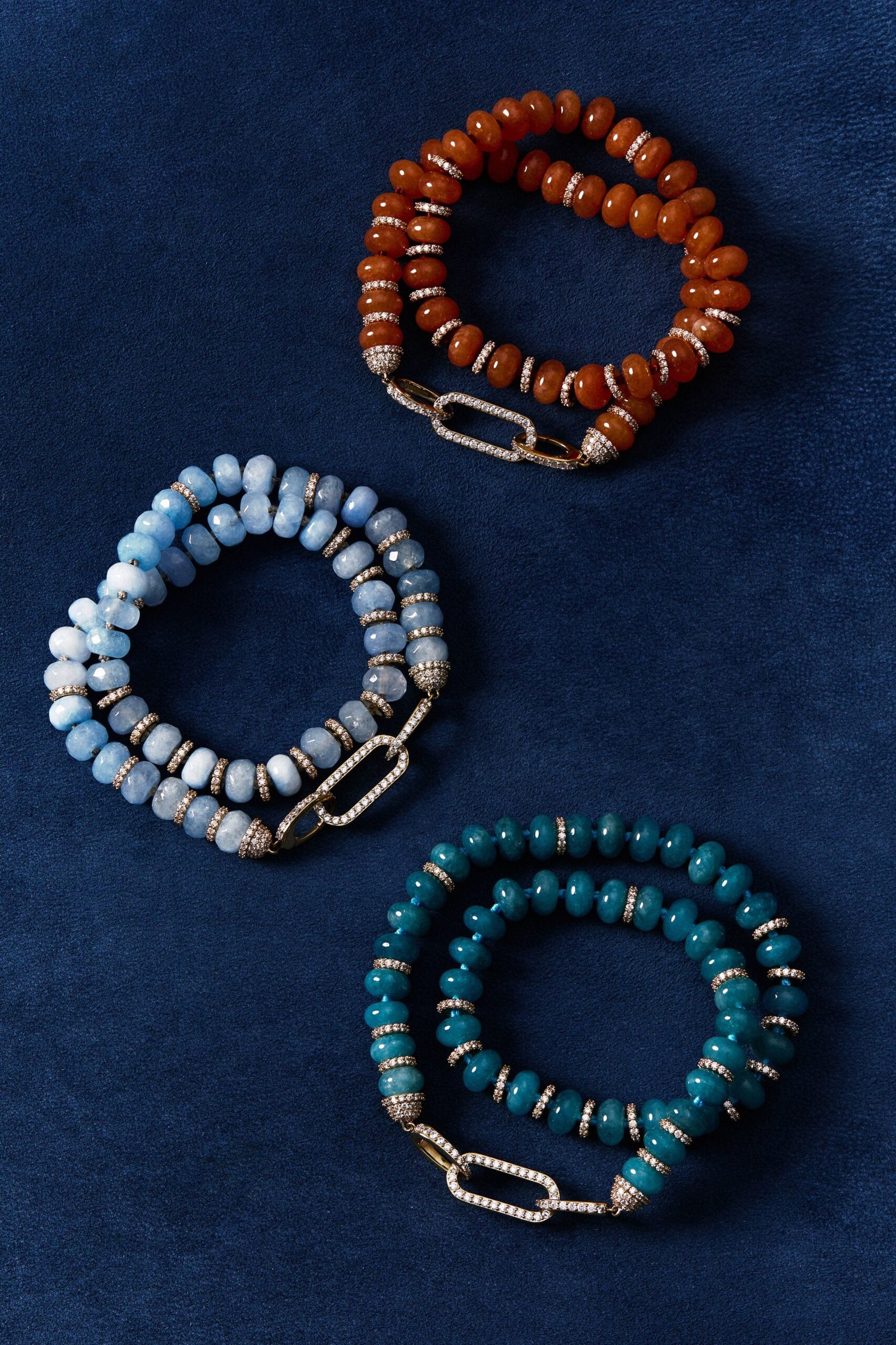 BOUJEE BEADS BLUE BRACELET - Image 2