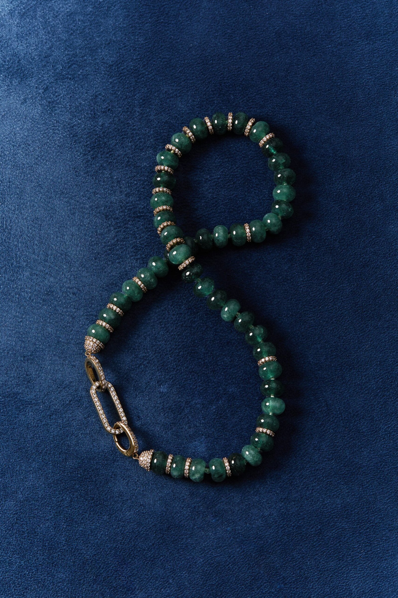 BOUJEE BEADS DARK GREEN BRACELET - Image 2