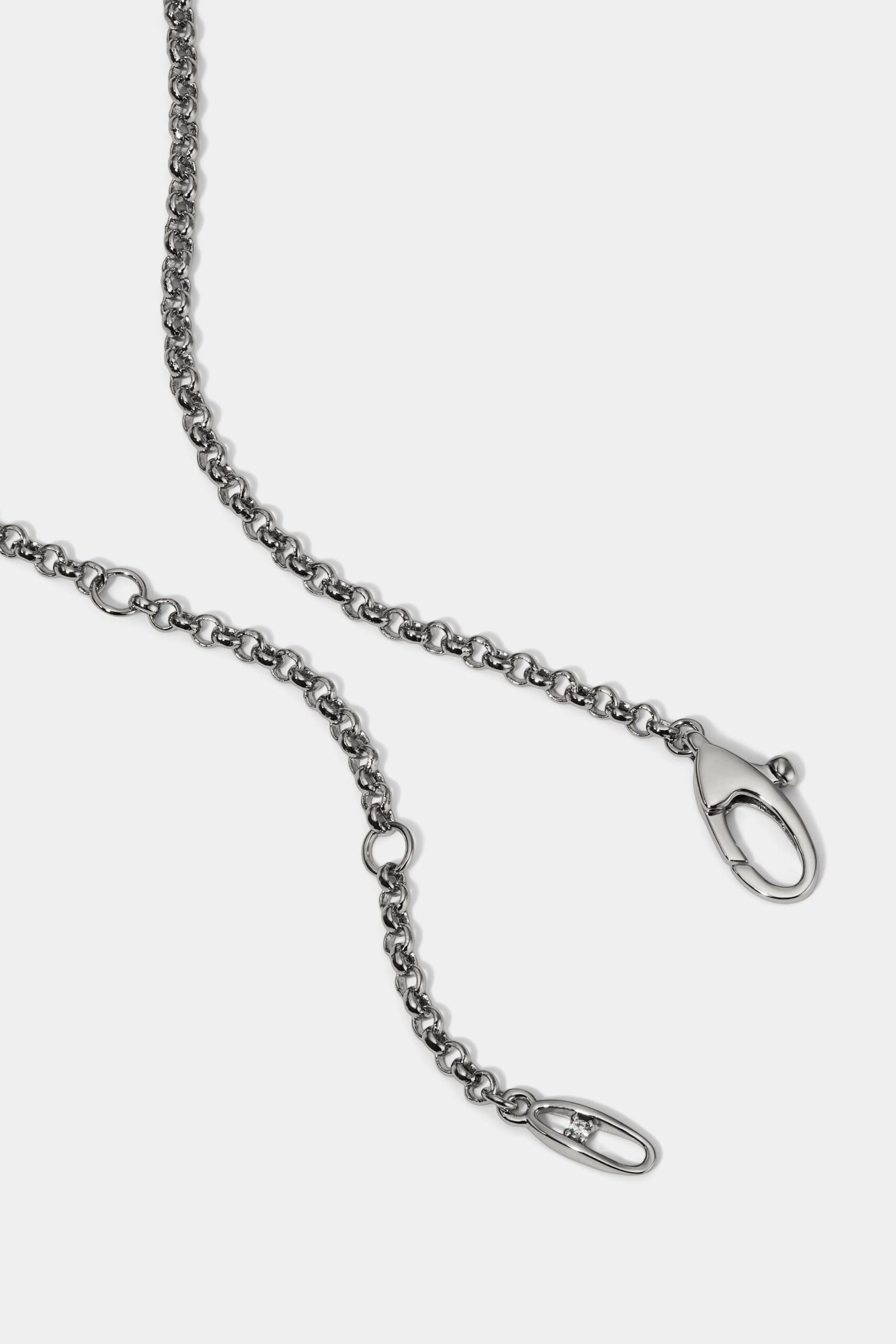 EROS BOW AND CZ PENDANT NECKLACE - Image 3