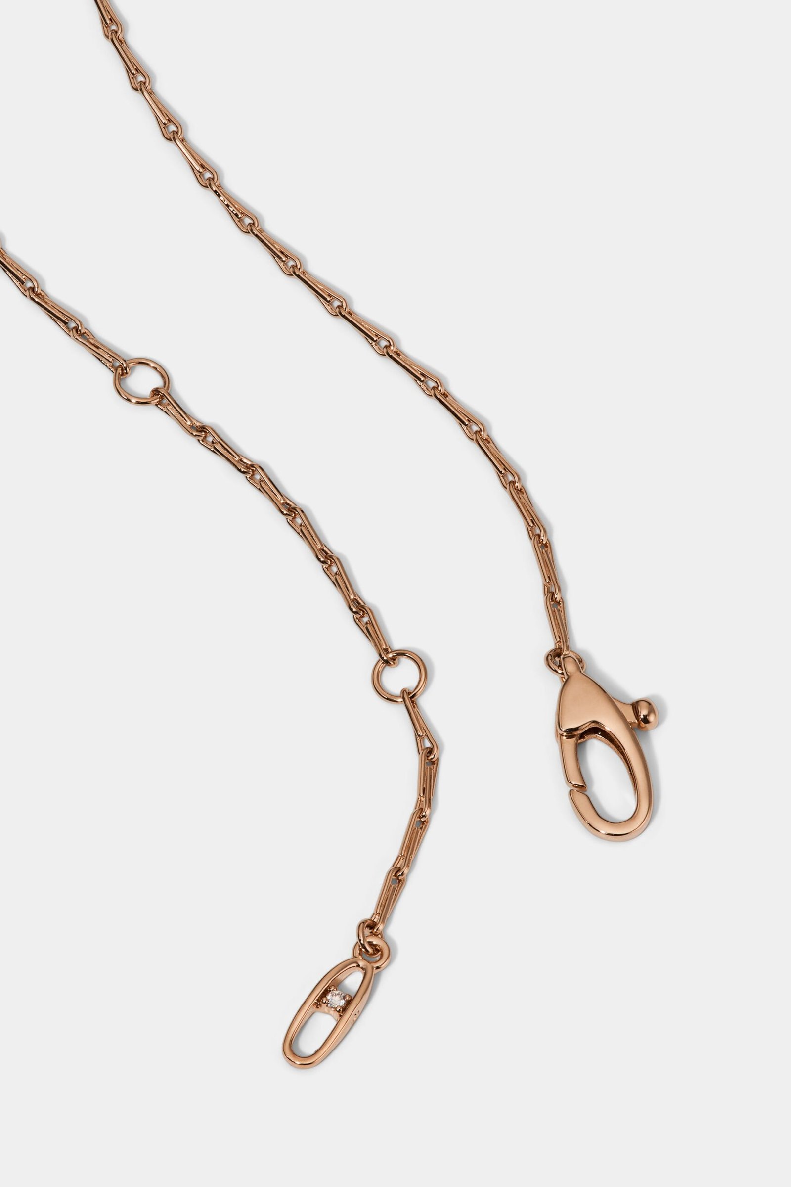 EROS BOW AND CZ PENDANT NECKLACE - Image 7