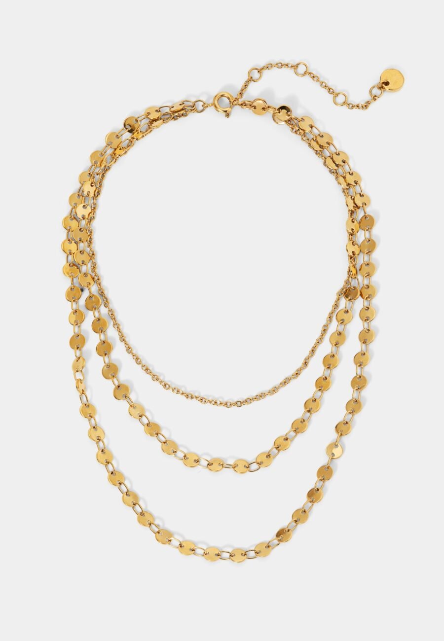 ROSALIA LAYERED COIN ANKLET